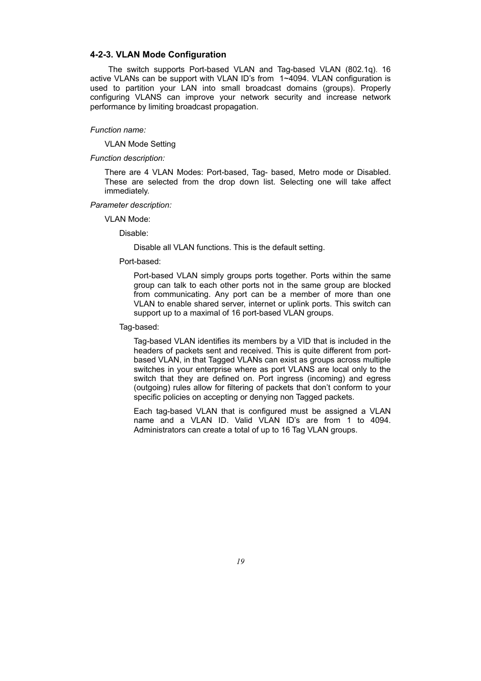 Alloy Computer Products 16-PORT GIGABIT WEB SMART SWITCH GSS-16T2SFP User Manual | Page 25 / 66