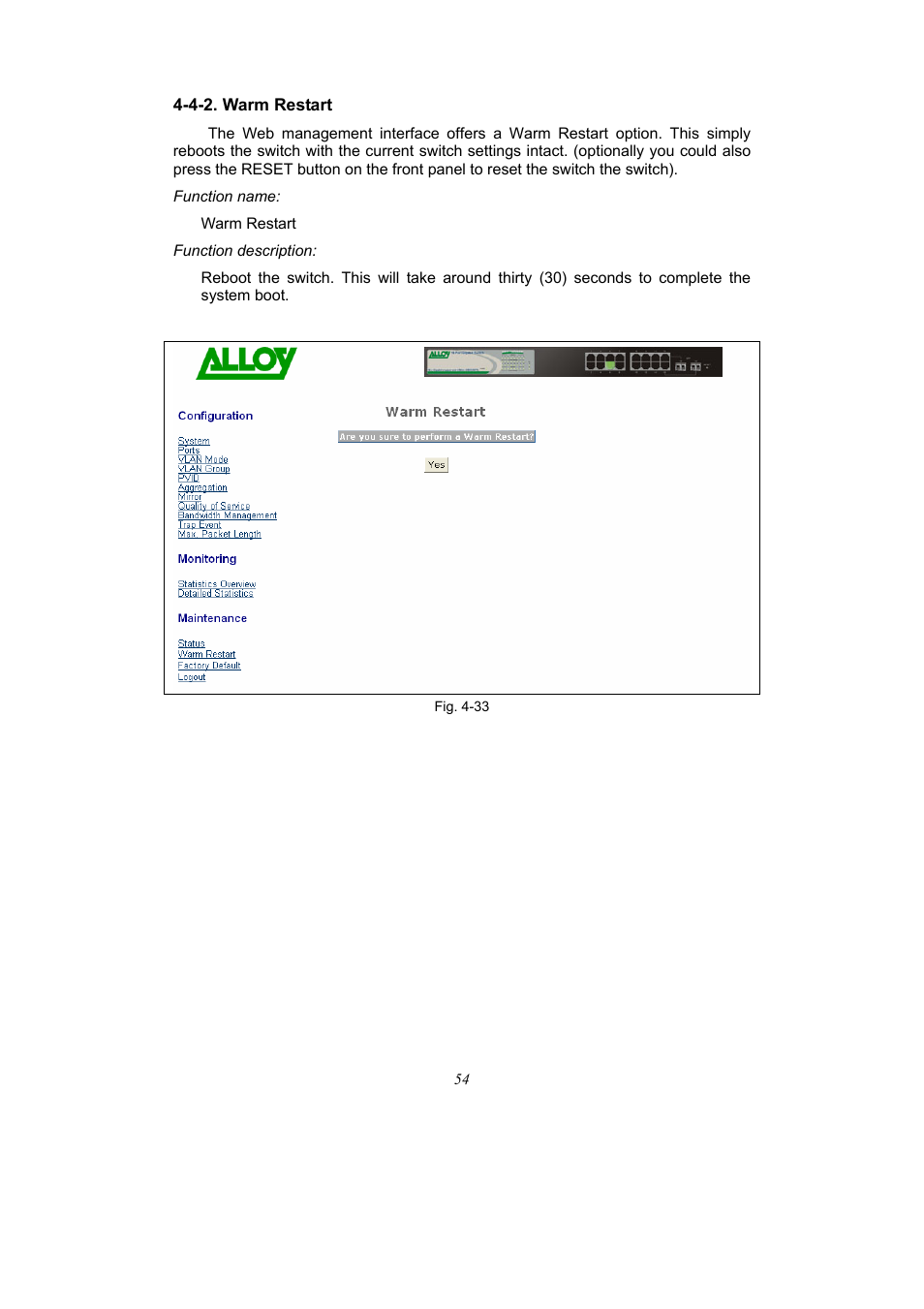 Alloy Computer Products 16-PORT GIGABIT WEB SMART SWITCH GSS-16T2SFP User Manual | Page 60 / 66