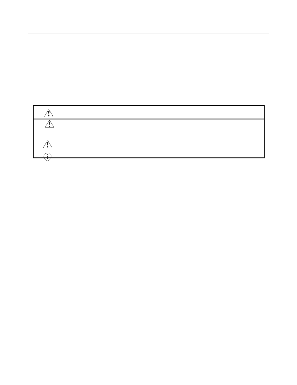 Safety precautions ----- be sure to observe, Warning, Caution | CITIZEN iDP-3410 User Manual | Page 7 / 152