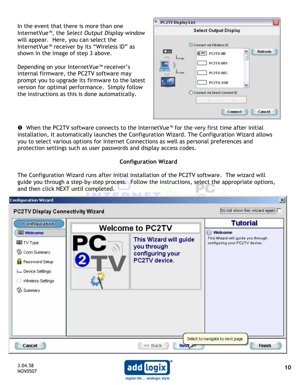 Addlogix IV-2020 User Manual | Page 10 / 29