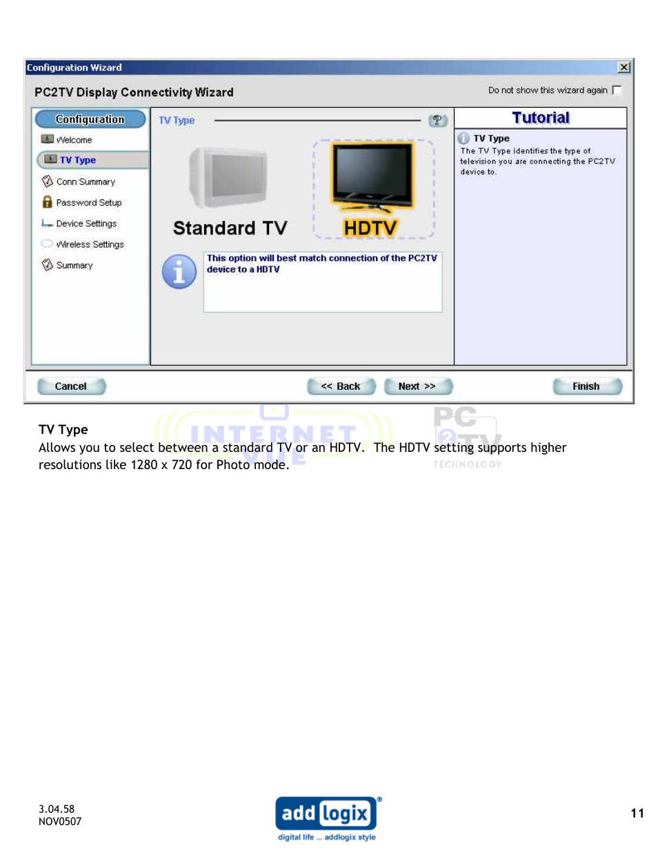 Addlogix IV-2020 User Manual | Page 11 / 29