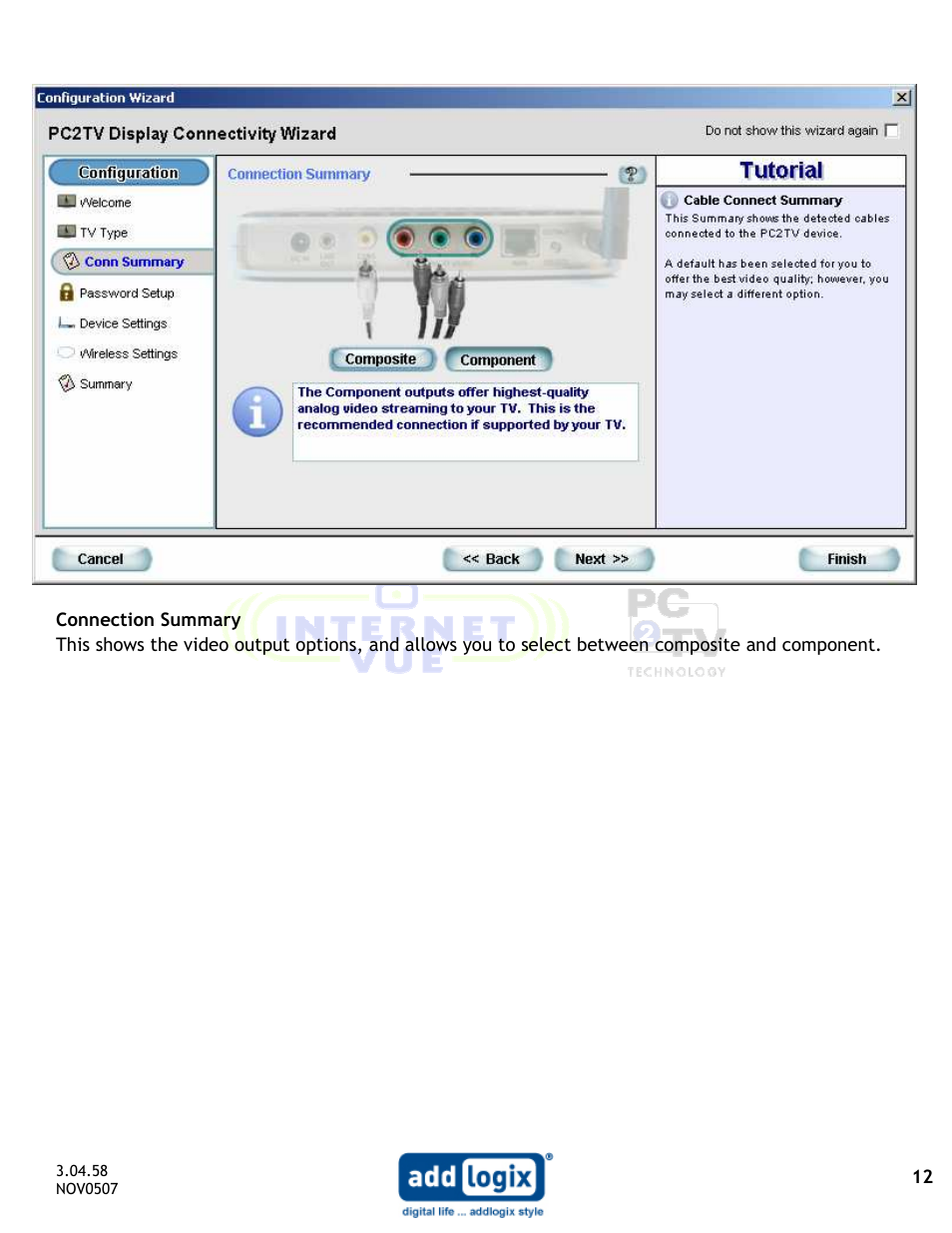 Addlogix IV-2020 User Manual | Page 12 / 29