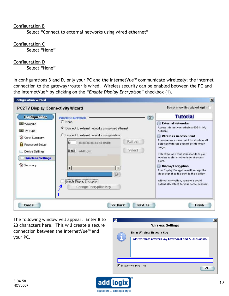 Addlogix IV-2020 User Manual | Page 17 / 29