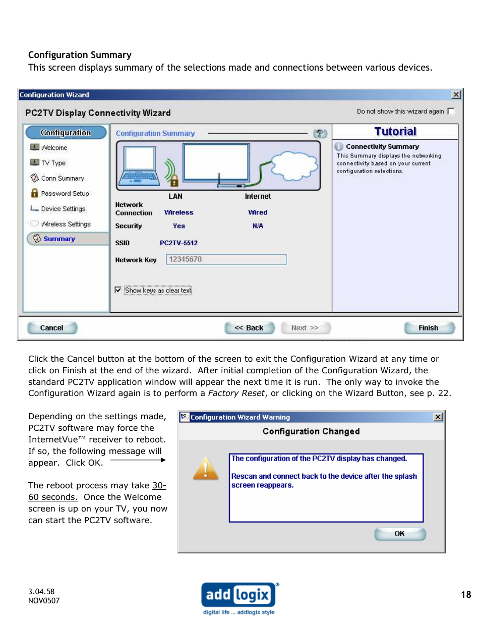 Addlogix IV-2020 User Manual | Page 18 / 29