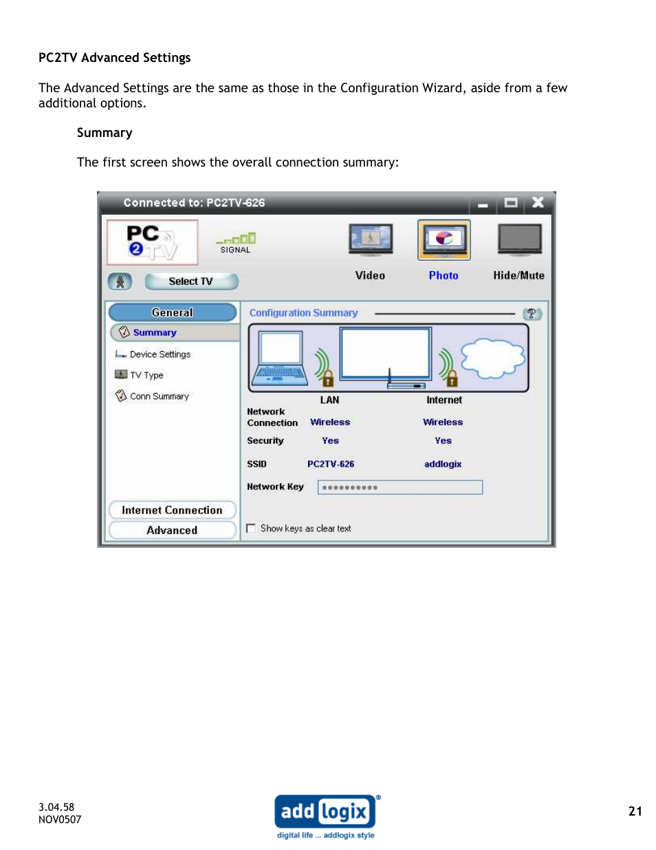 Addlogix IV-2020 User Manual | Page 21 / 29