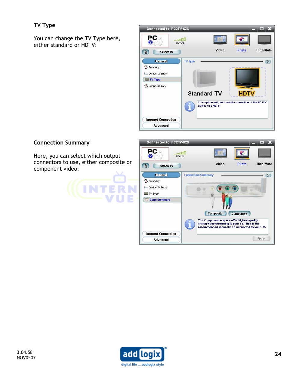Addlogix IV-2020 User Manual | Page 24 / 29