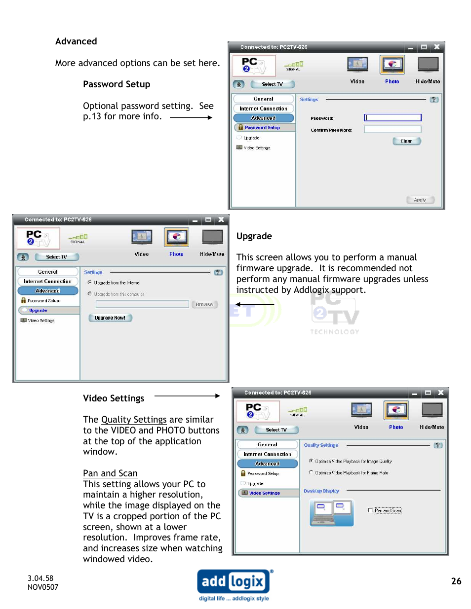 Addlogix IV-2020 User Manual | Page 26 / 29