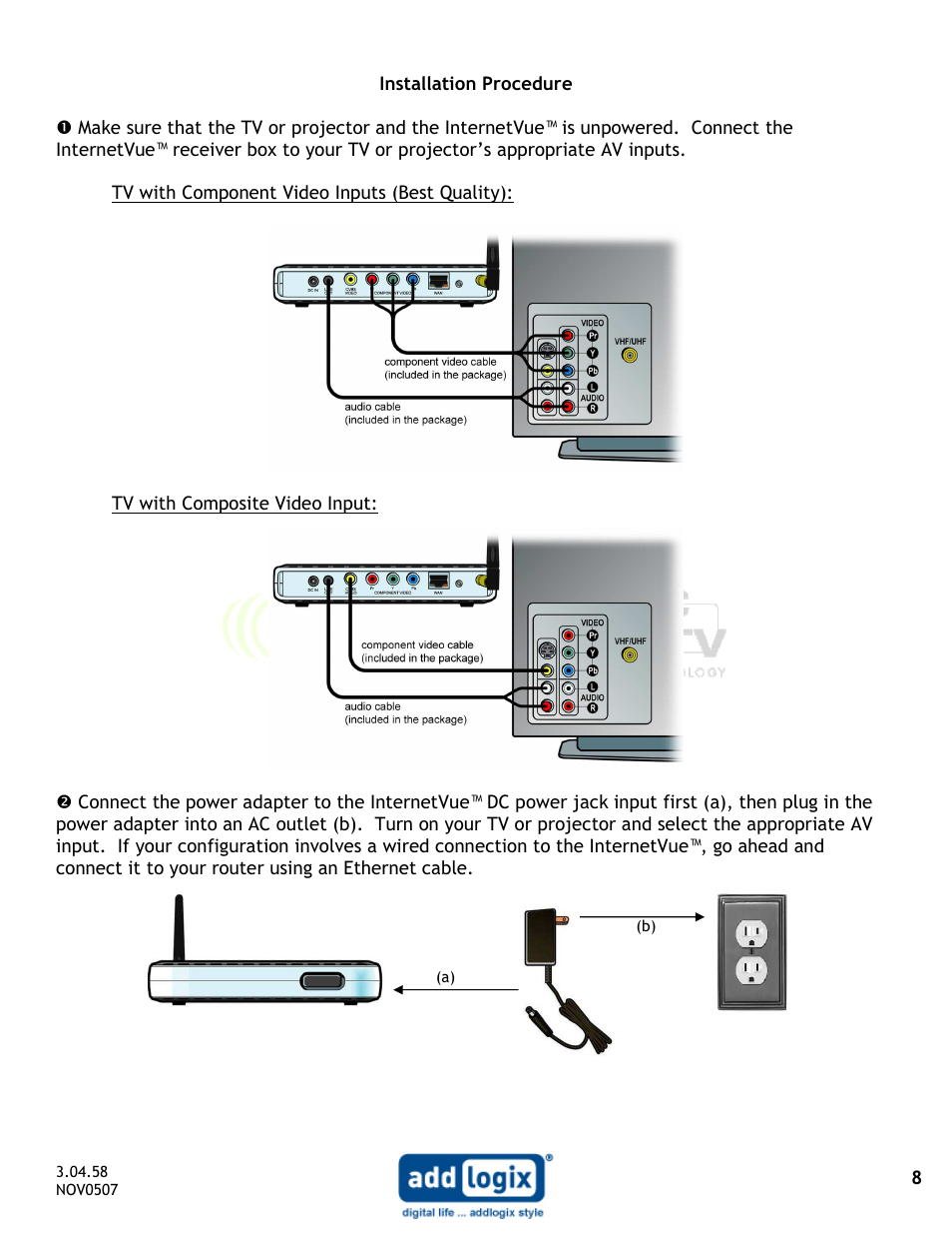 Addlogix IV-2020 User Manual | Page 8 / 29