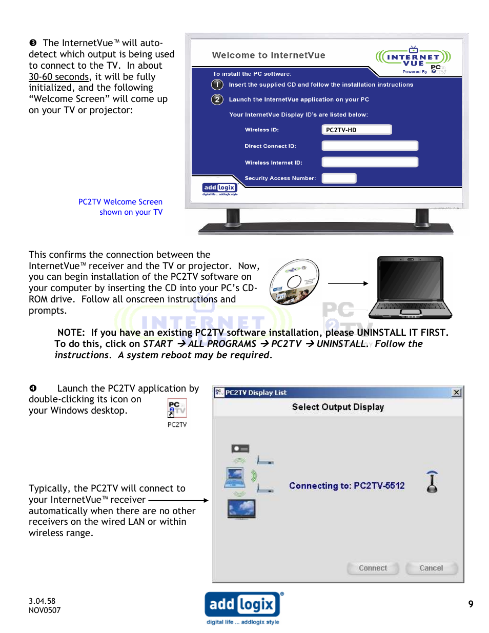 Addlogix IV-2020 User Manual | Page 9 / 29