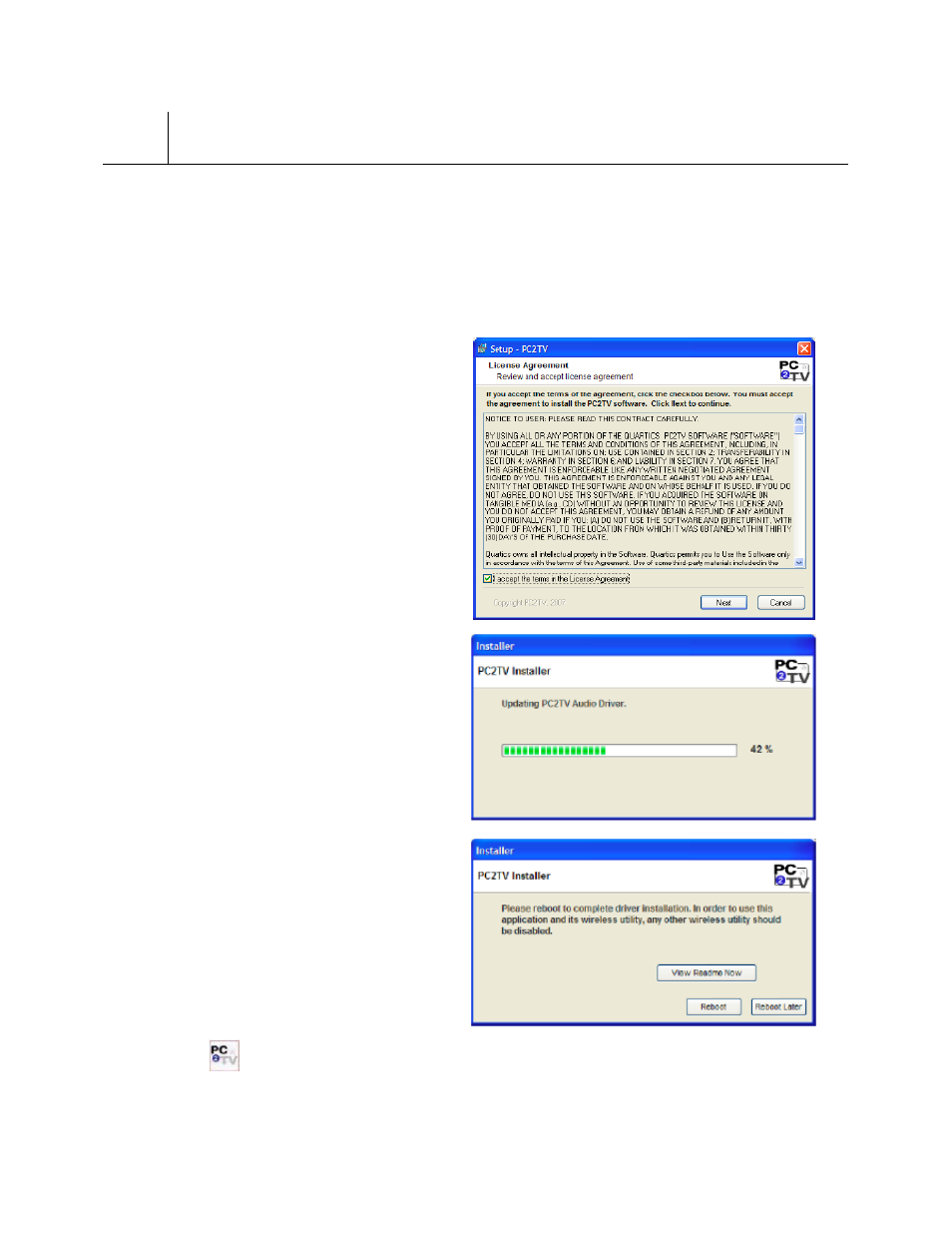 3software setup | Addlogix InternetVue 2100 User Manual | Page 7 / 28