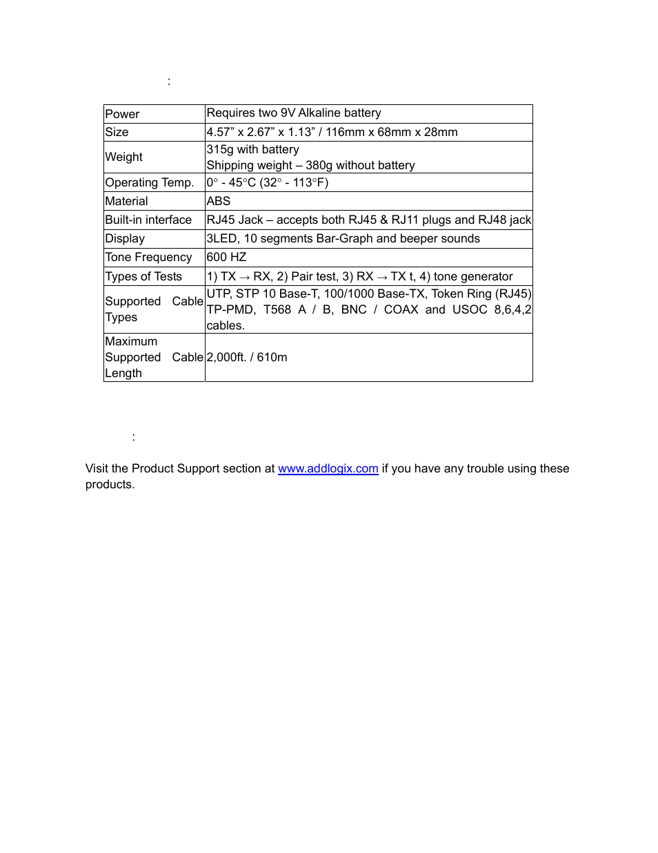 Addlogix CTK-CKAL User Manual | Page 3 / 3