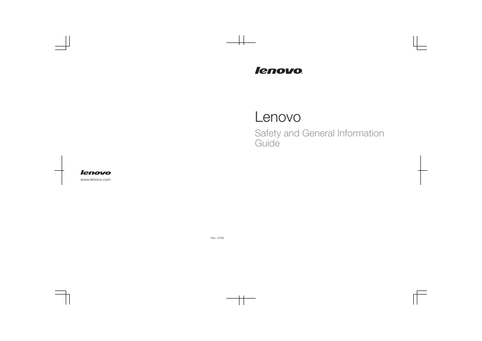 Lenovo, Safety and general information guide | Lenovo Safety and General Information Guide User Manual | Page 49 / 49