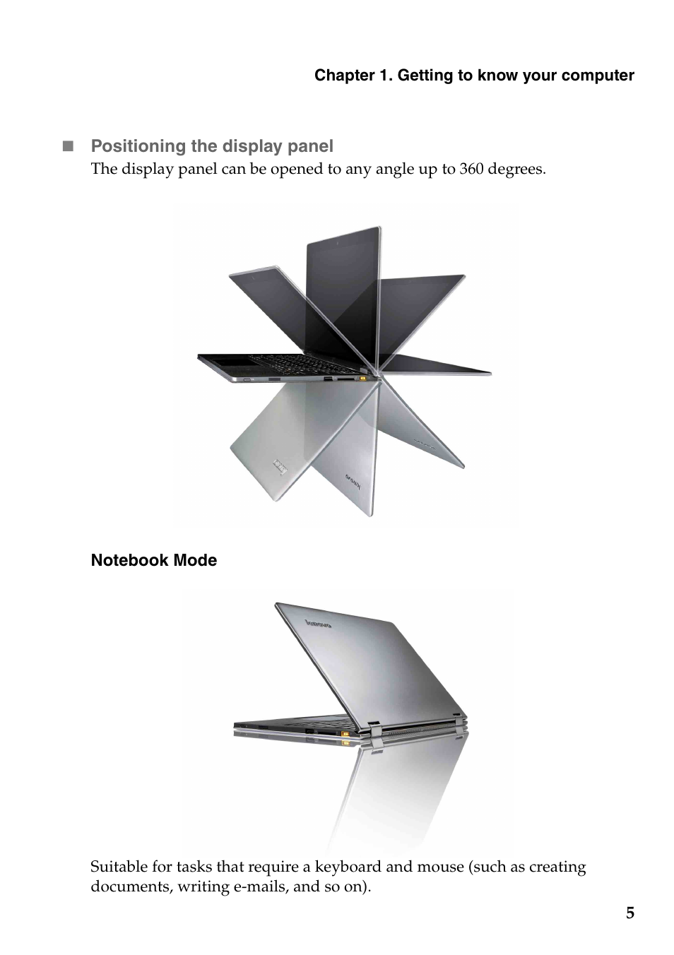 Lenovo Yoga 2 13 Notebook Lenovo User Manual | Page 9 / 38