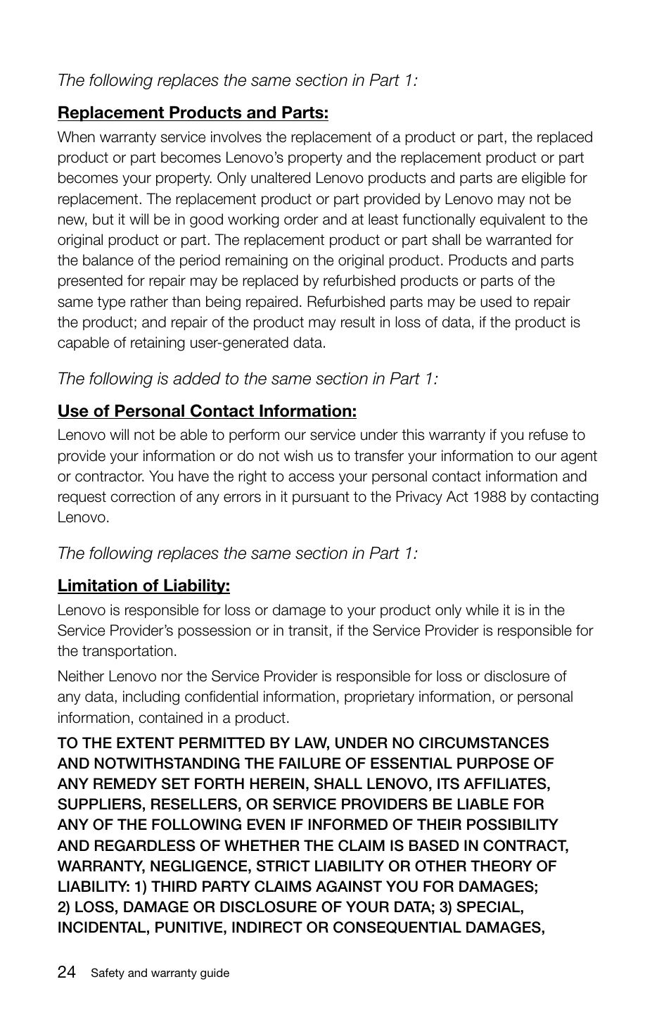 Lenovo H530 Desktop User Manual | Page 29 / 47