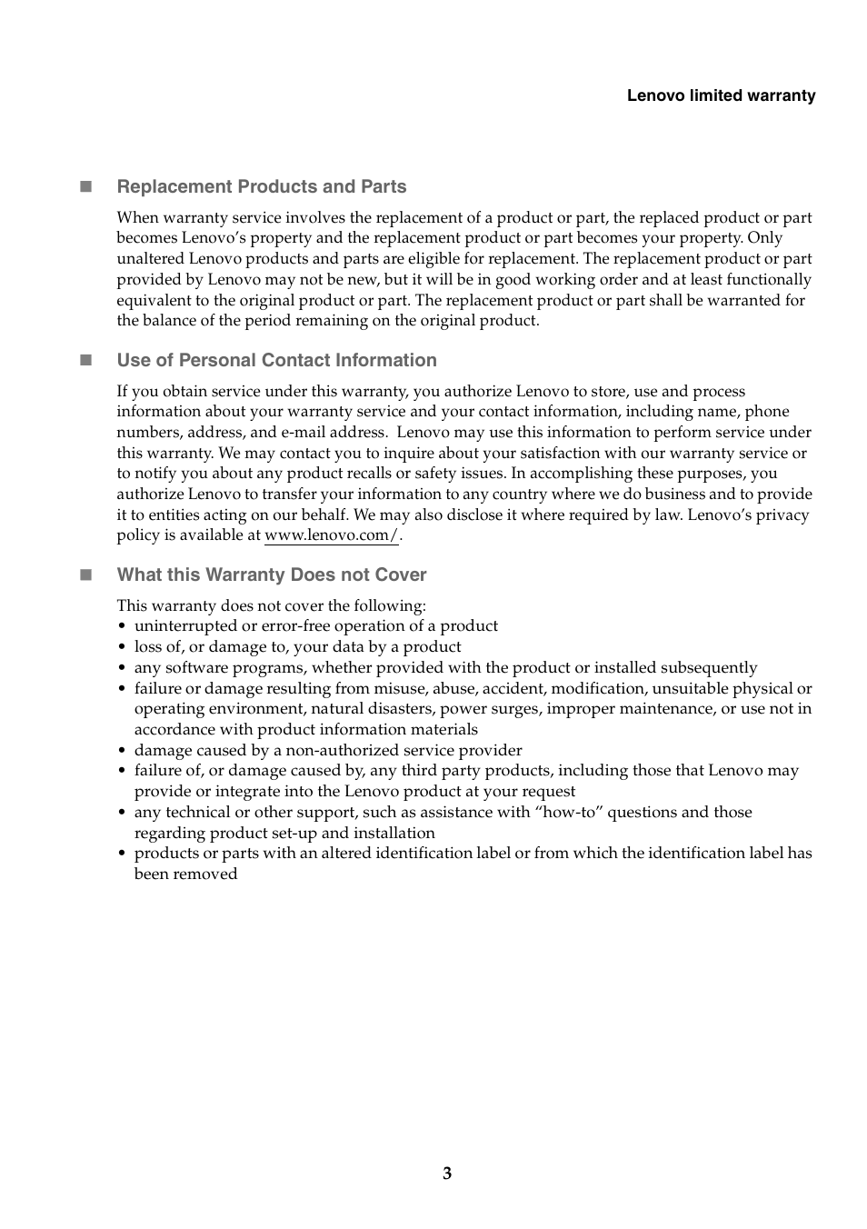 Lenovo IdeaPad Y480 User Manual | Page 3 / 18