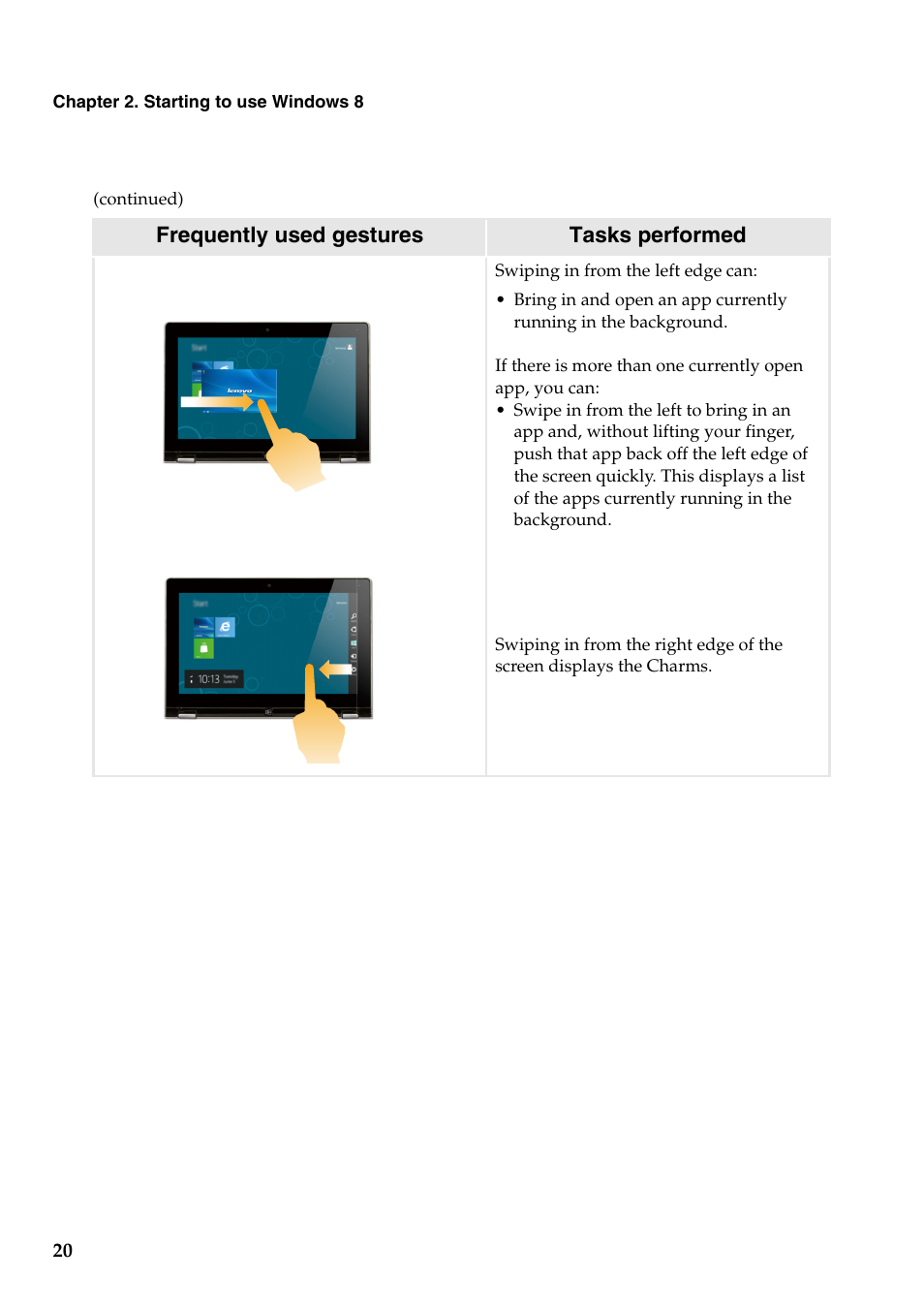 Lenovo IdeaPad Z400 Notebook User Manual | Page 24 / 35