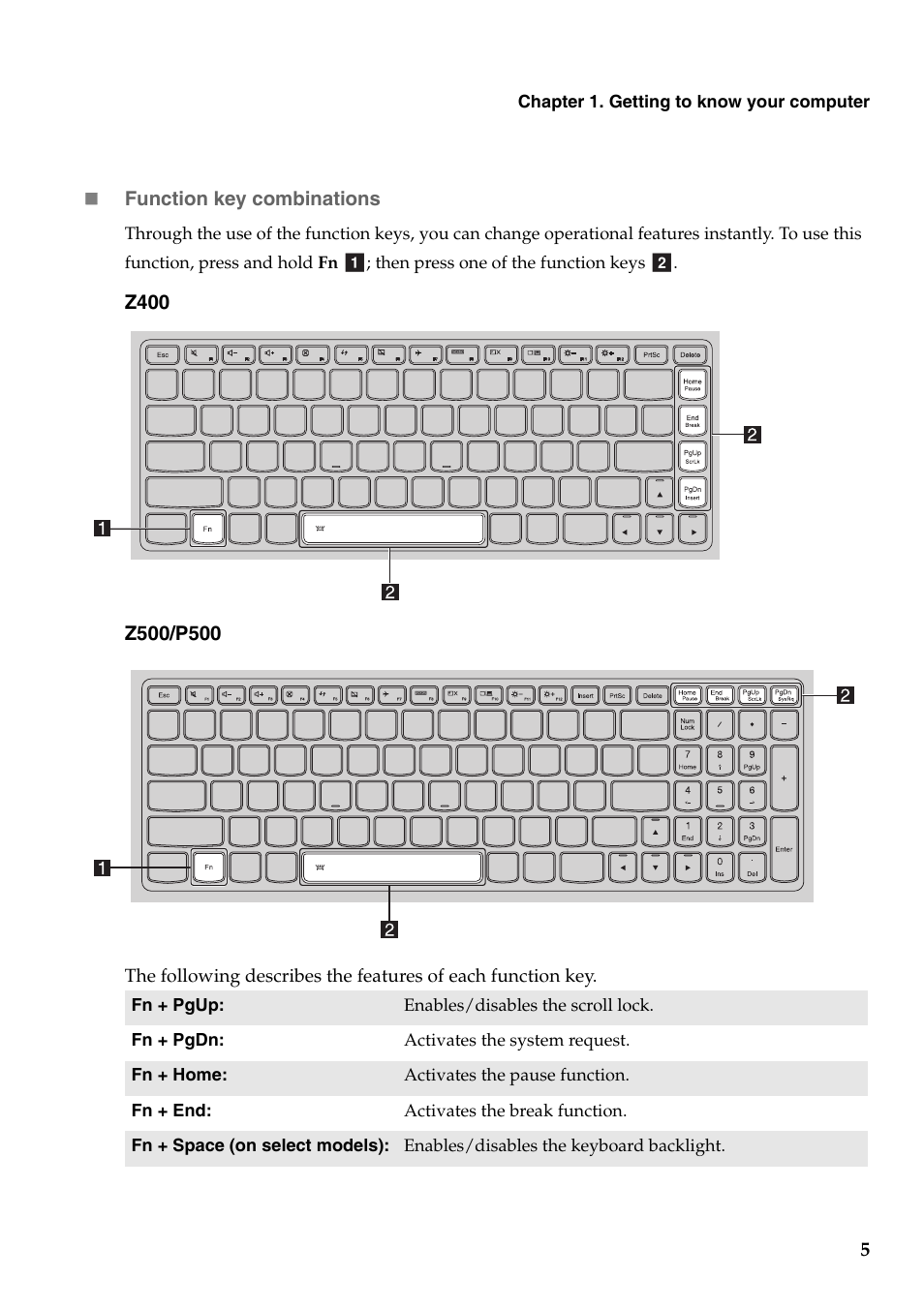 Lenovo IdeaPad Z400 Notebook User Manual | Page 9 / 35