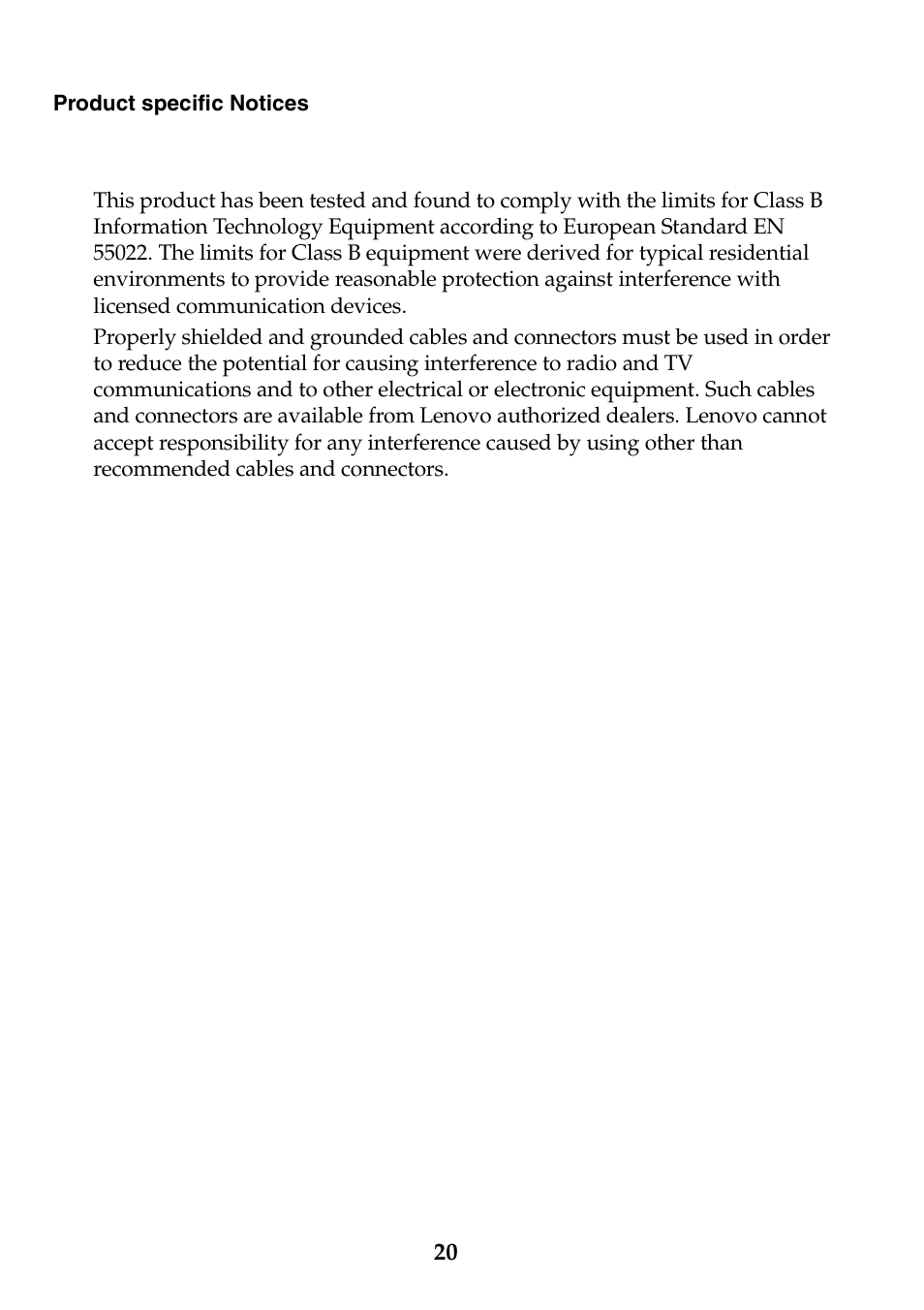 Lenovo IdeaPad U310 User Manual | Page 20 / 24
