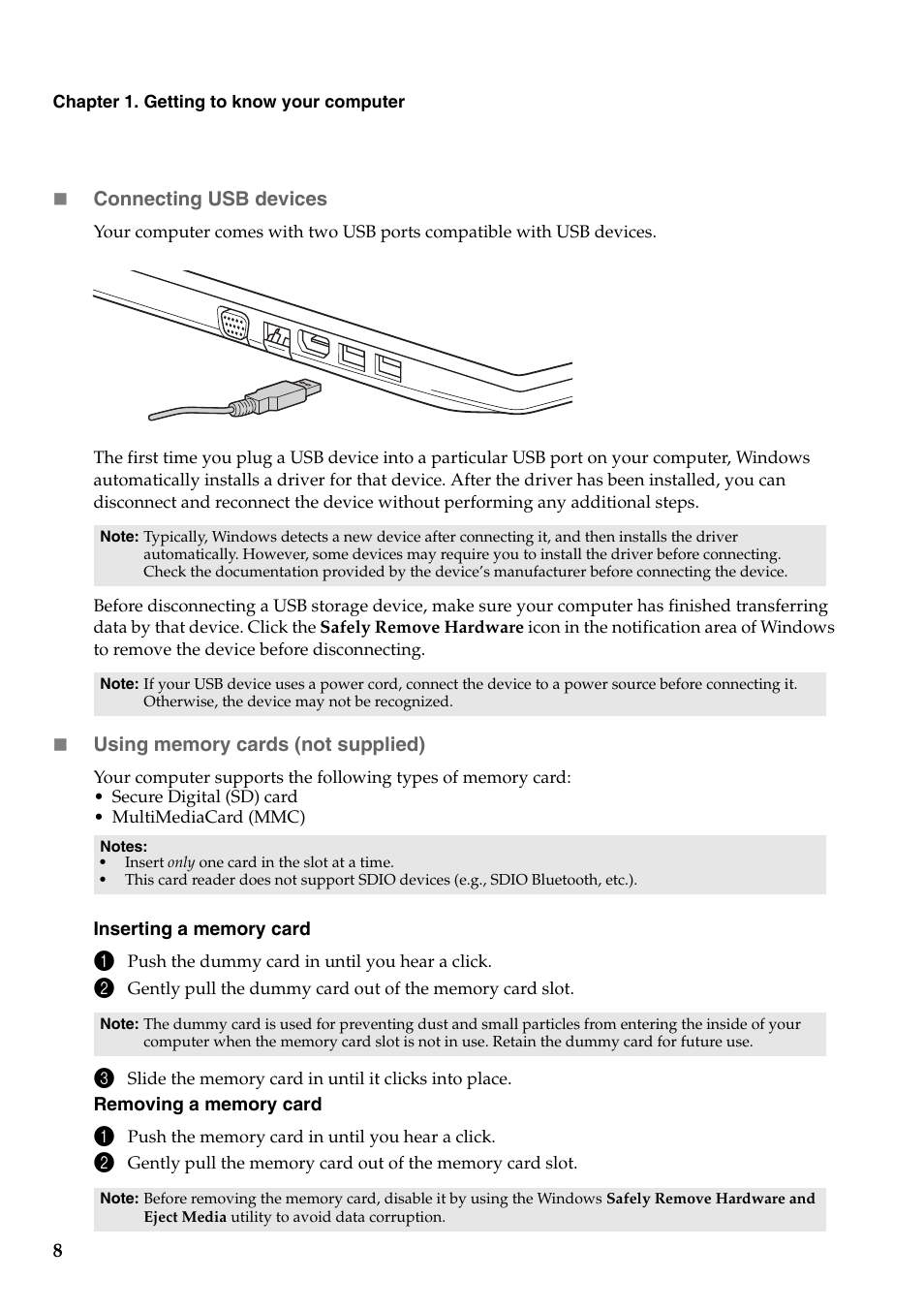 Lenovo IdeaPad Z510 Notebook User Manual | Page 12 / 35