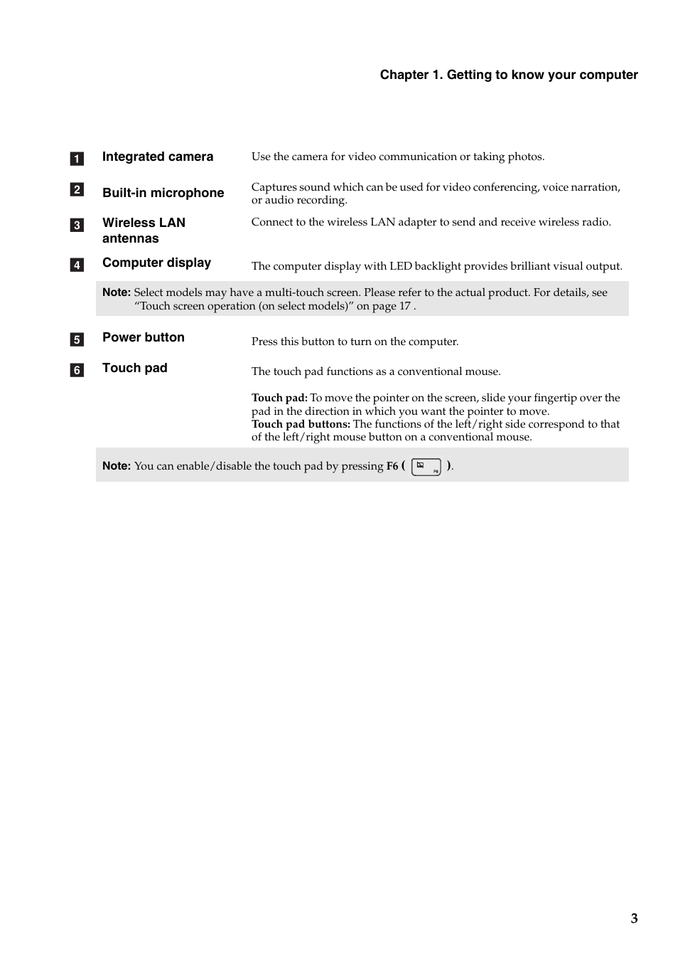 Lenovo IdeaPad Z510 Notebook User Manual | Page 7 / 35