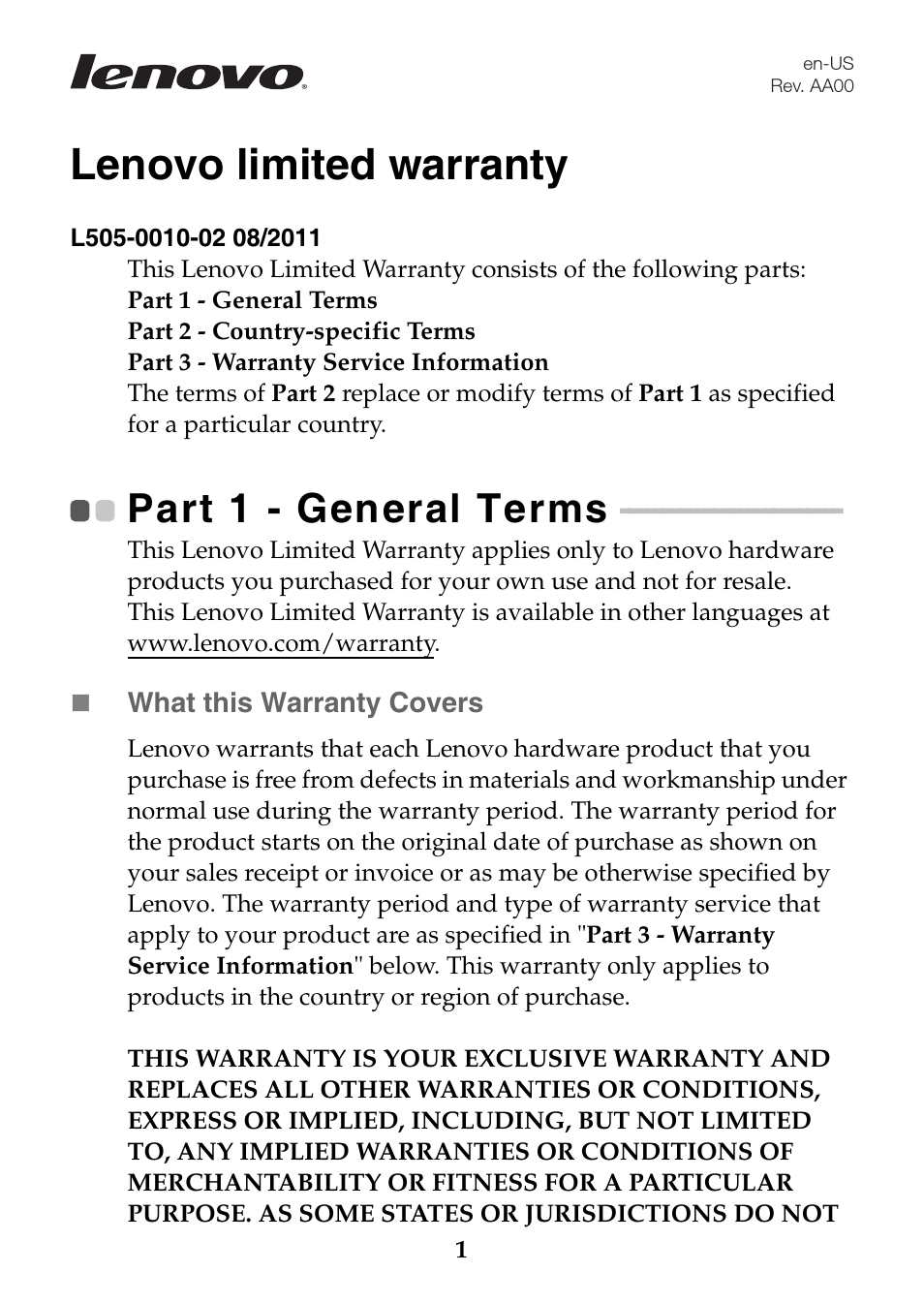 Lenovo Miix 2 11 Tablet Lenovo User Manual | 27 pages