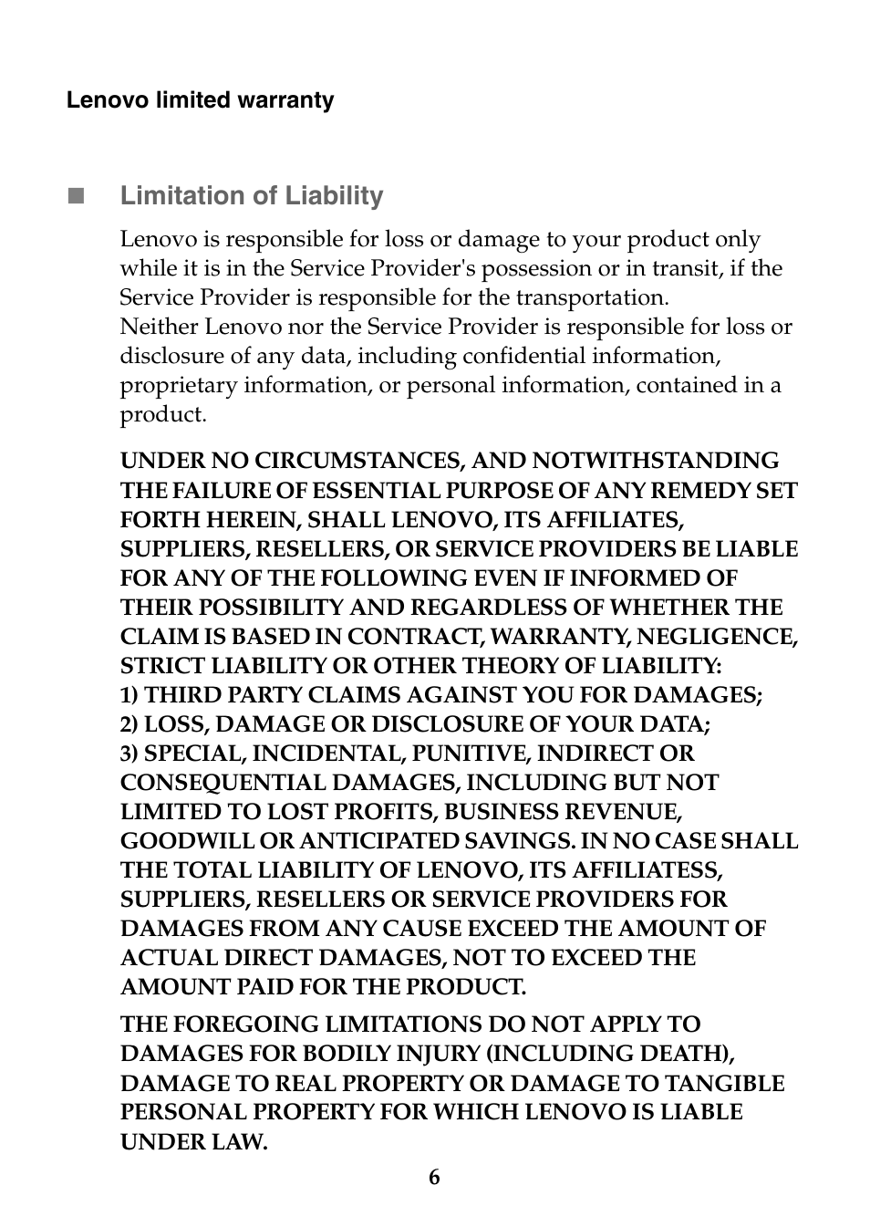 Lenovo Miix 2 11 Tablet Lenovo User Manual | Page 6 / 27