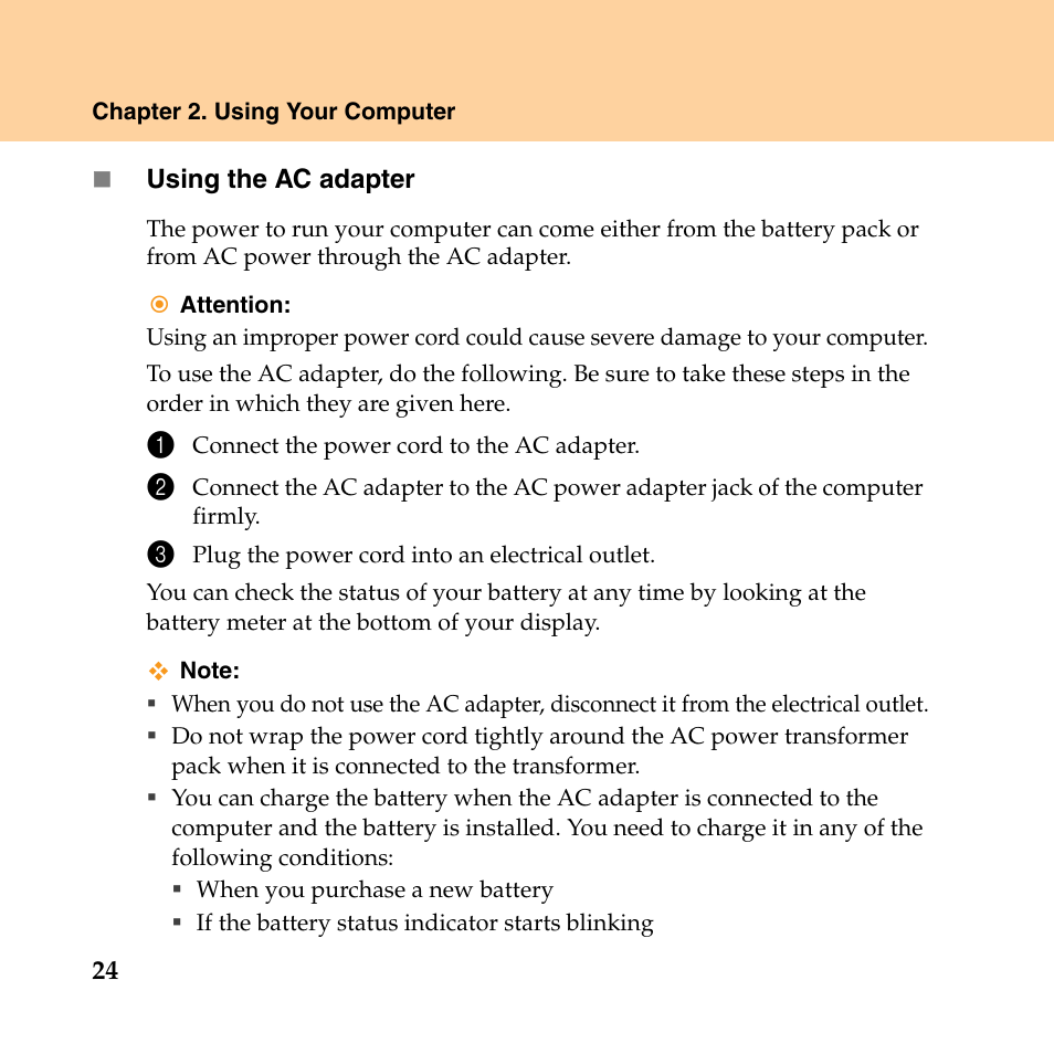 Lenovo IdeaPad Y550P User Manual | Page 32 / 142