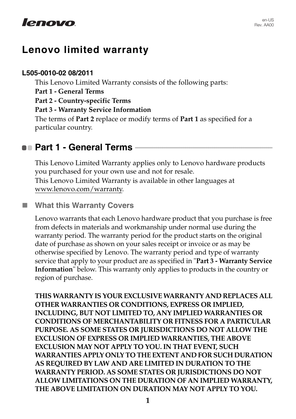 Lenovo G40 30 Notebook Lenovo User Manual | 23 pages