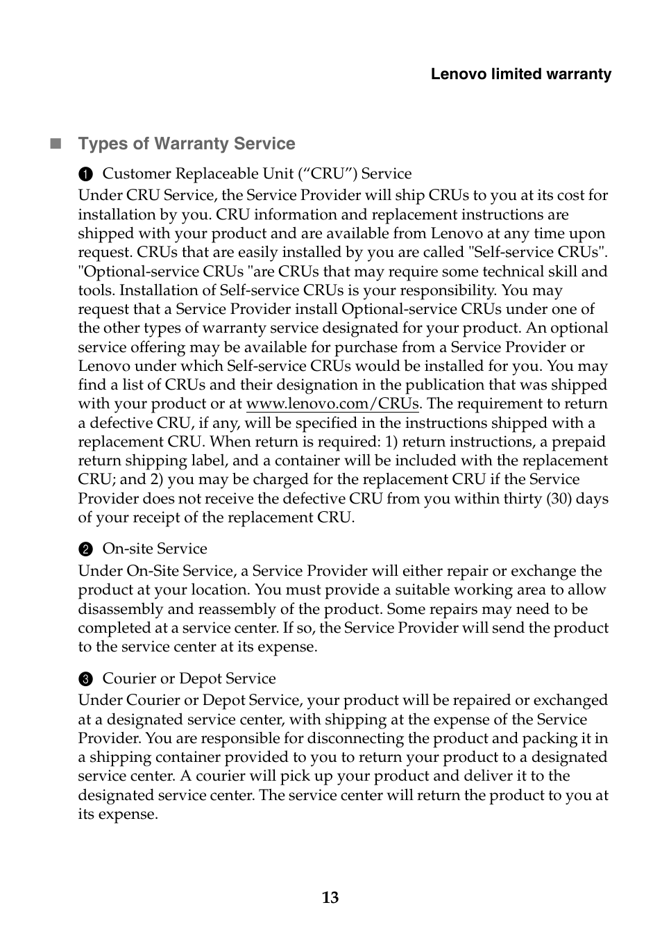 Lenovo G40 30 Notebook Lenovo User Manual | Page 13 / 23