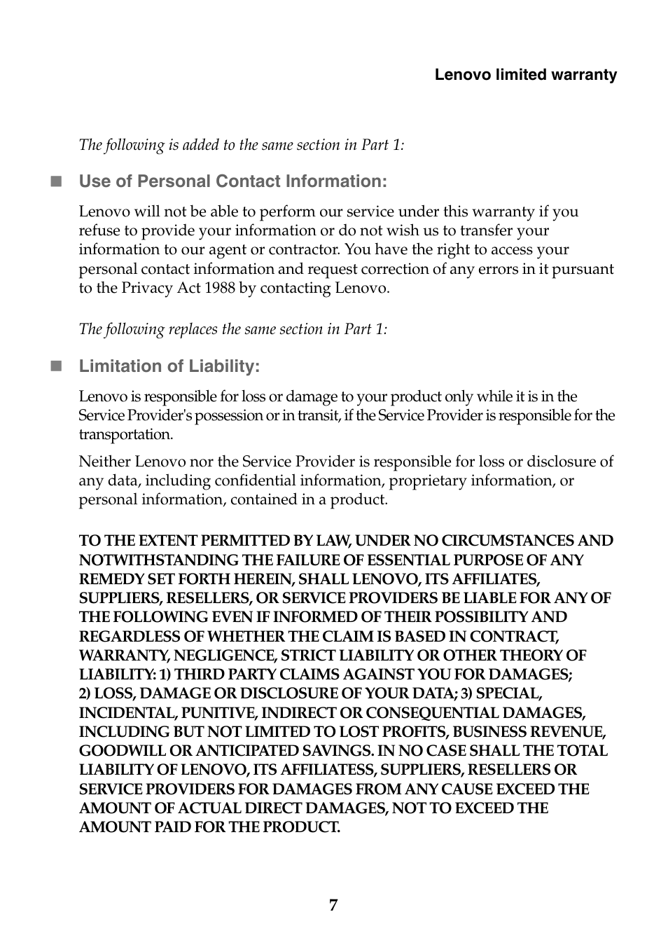 Lenovo G40 30 Notebook Lenovo User Manual | Page 7 / 23