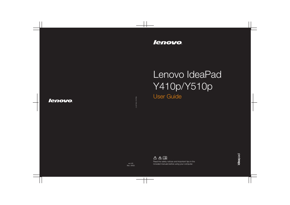 Lenovo IdeaPad Y410p Notebook User Manual | 40 pages