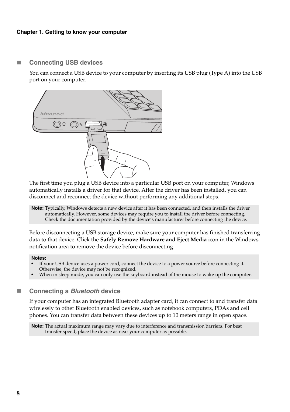 Lenovo IdeaPad Y410p Notebook User Manual | Page 12 / 40