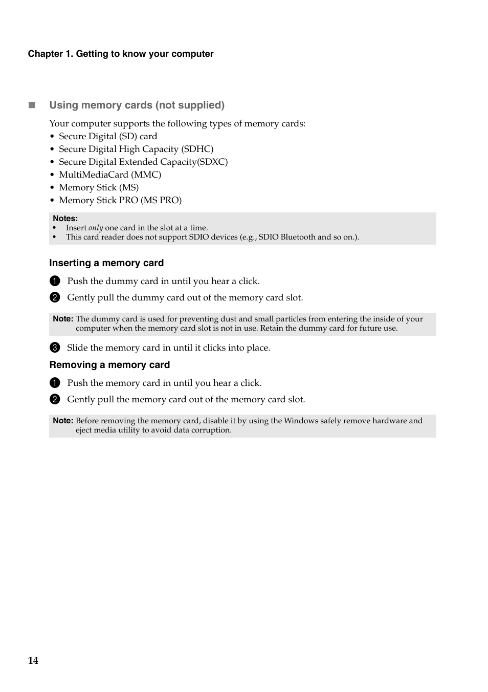 Lenovo IdeaPad Y410p Notebook User Manual | Page 18 / 40