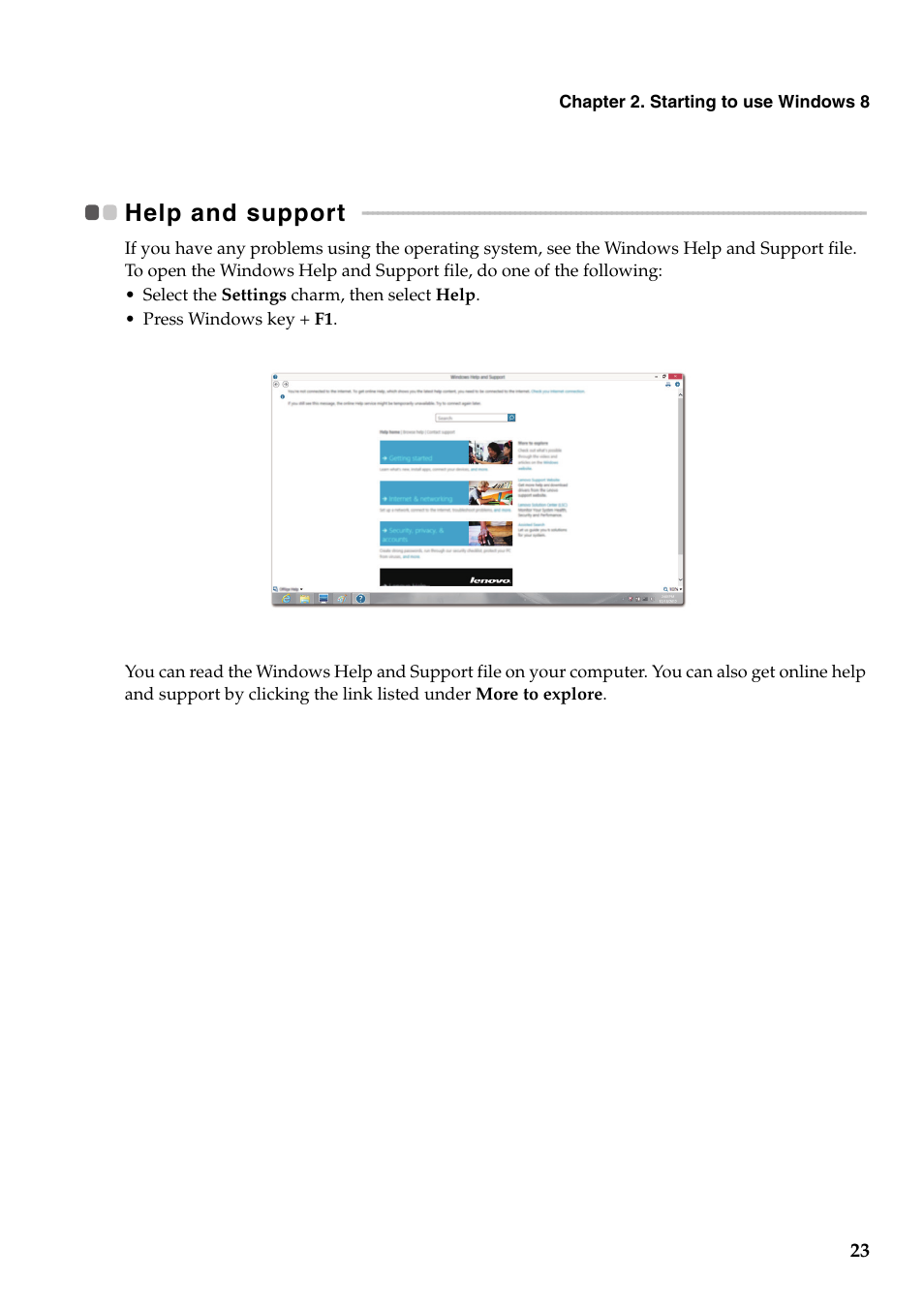 Help and support | Lenovo IdeaPad Y410p Notebook User Manual | Page 27 / 40