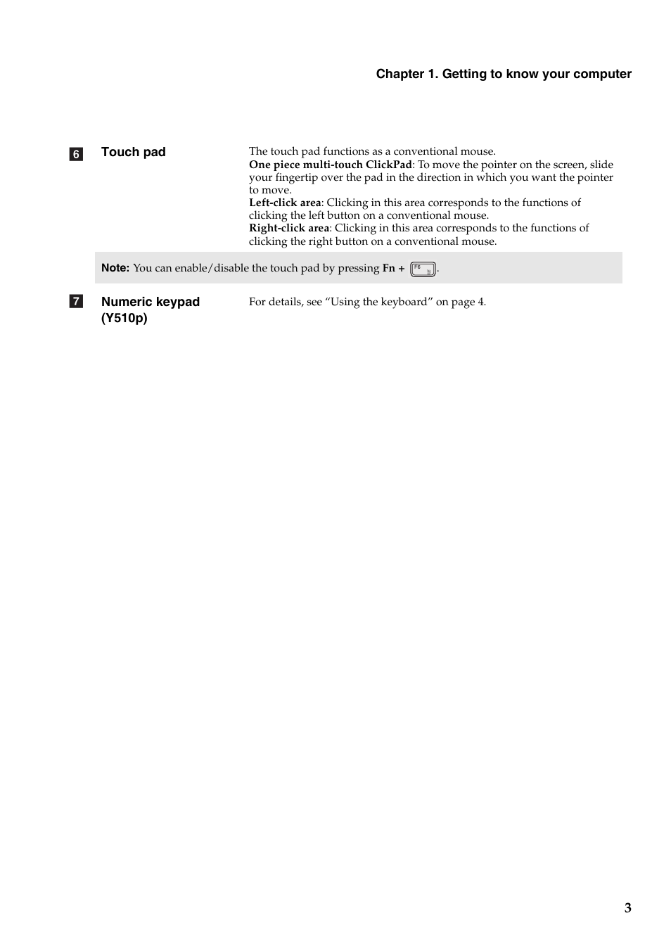 Lenovo IdeaPad Y410p Notebook User Manual | Page 7 / 40