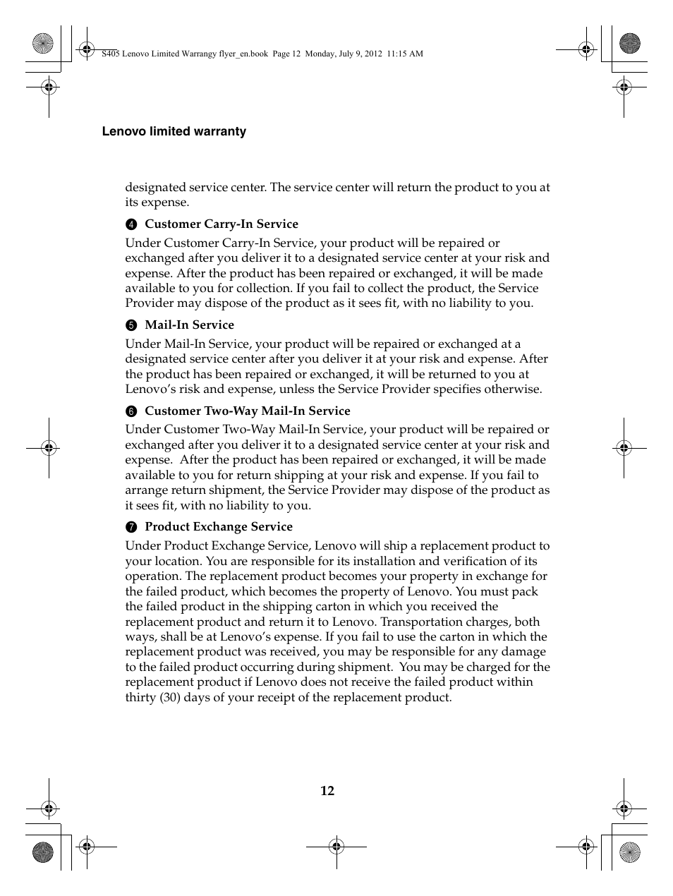 Lenovo IdeaPad S405 Notebook User Manual | Page 12 / 20