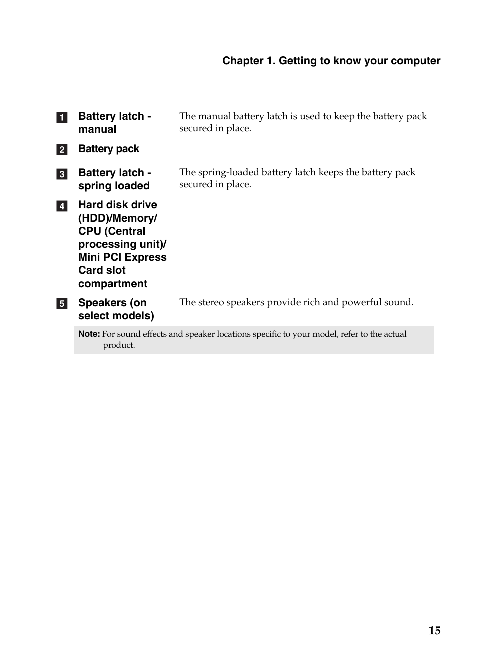 Lenovo G485 Notebook User Manual | Page 19 / 64