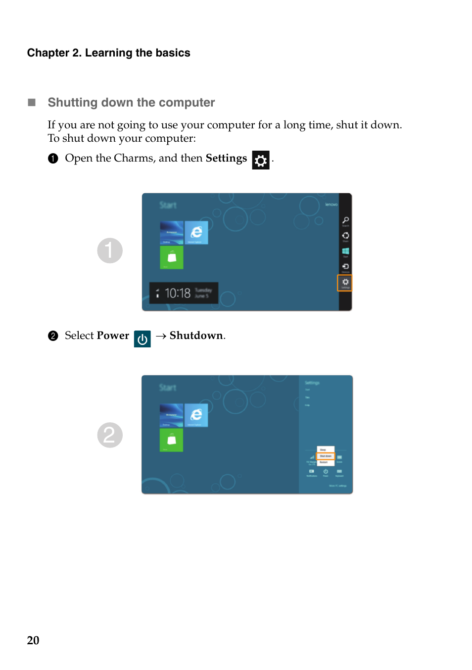 Lenovo G485 Notebook User Manual | Page 24 / 64