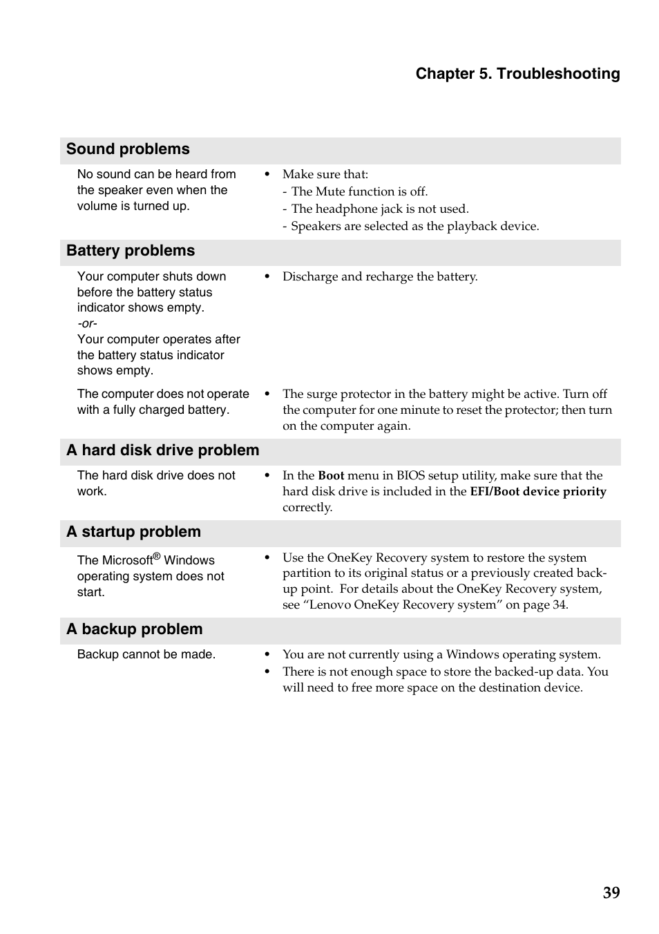 Lenovo G485 Notebook User Manual | Page 43 / 64