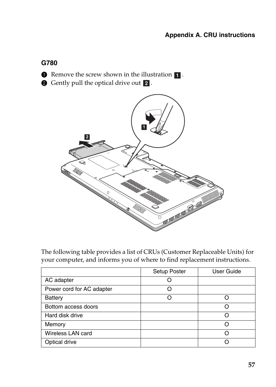 Lenovo G485 Notebook User Manual | Page 61 / 64