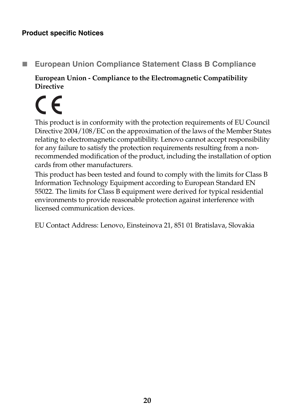 Lenovo IdeaPad Flex 14 Notebook User Manual | Page 20 / 24