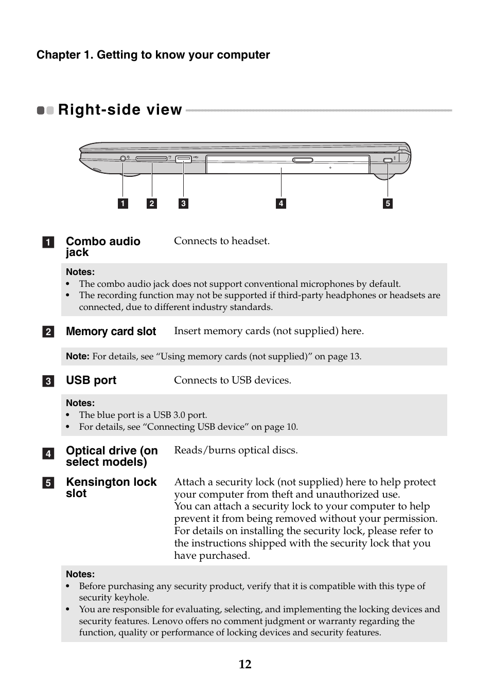Right-side view | Lenovo Z40-75 User Manual | Page 18 / 51