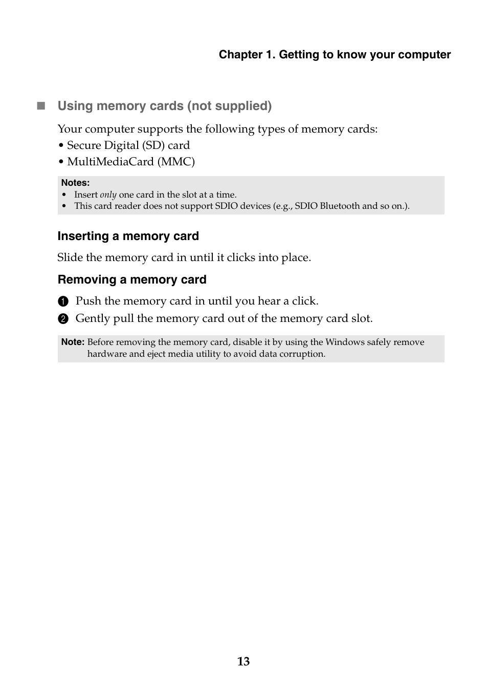 Lenovo Z40-75 User Manual | Page 19 / 51