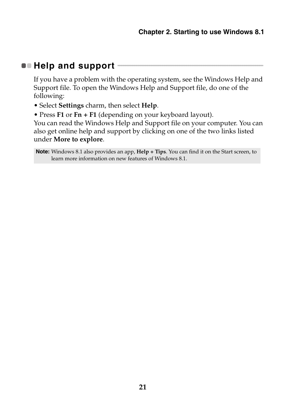 Help and support | Lenovo Z40-75 User Manual | Page 27 / 51