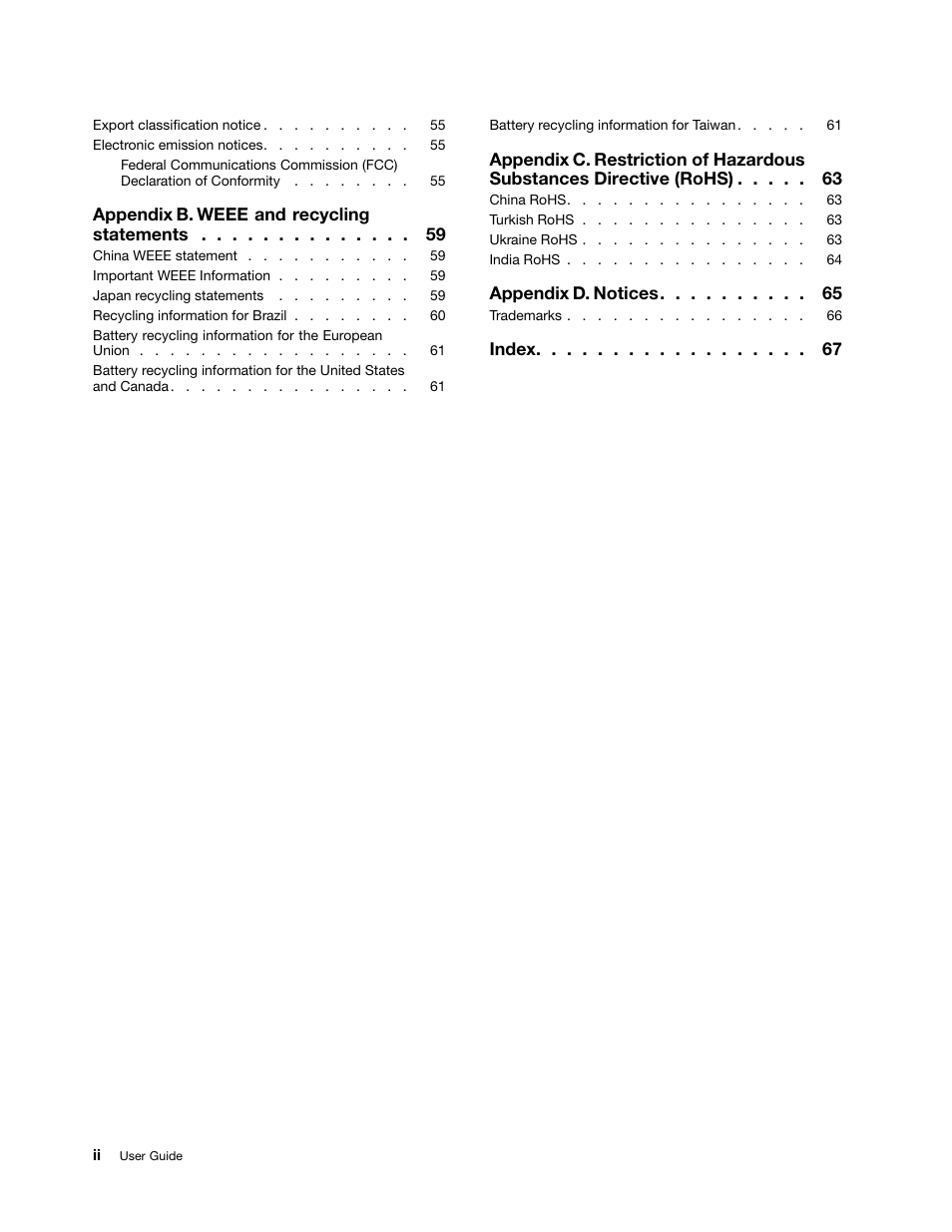 Lenovo B590 Notebook User Manual | Page 4 / 84