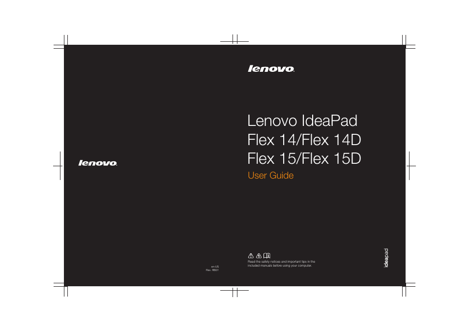 Lenovo IdeaPad Flex 14D Notebook User Manual | 40 pages