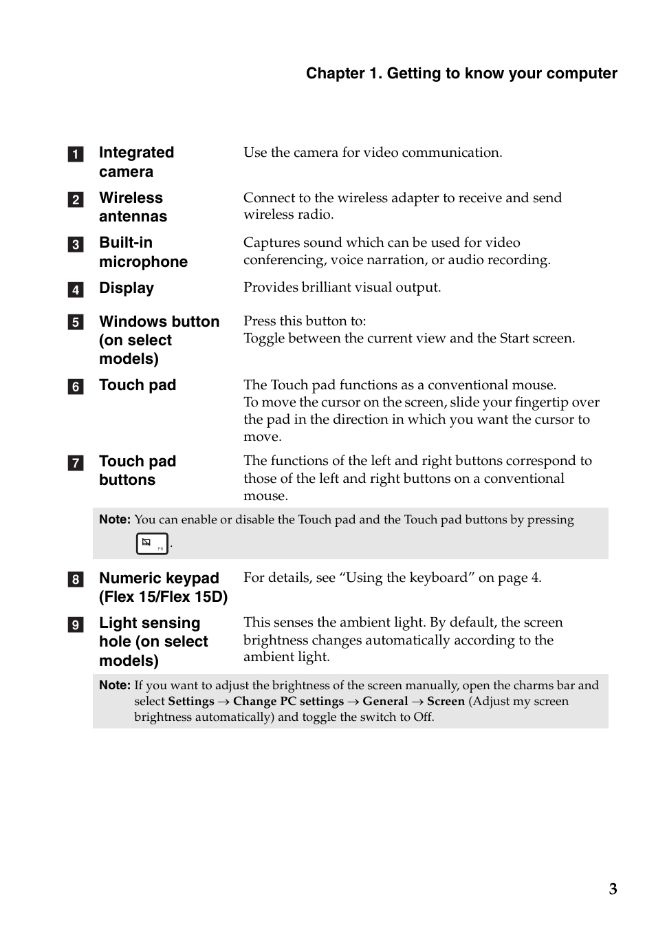 Lenovo IdeaPad Flex 14D Notebook User Manual | Page 7 / 40