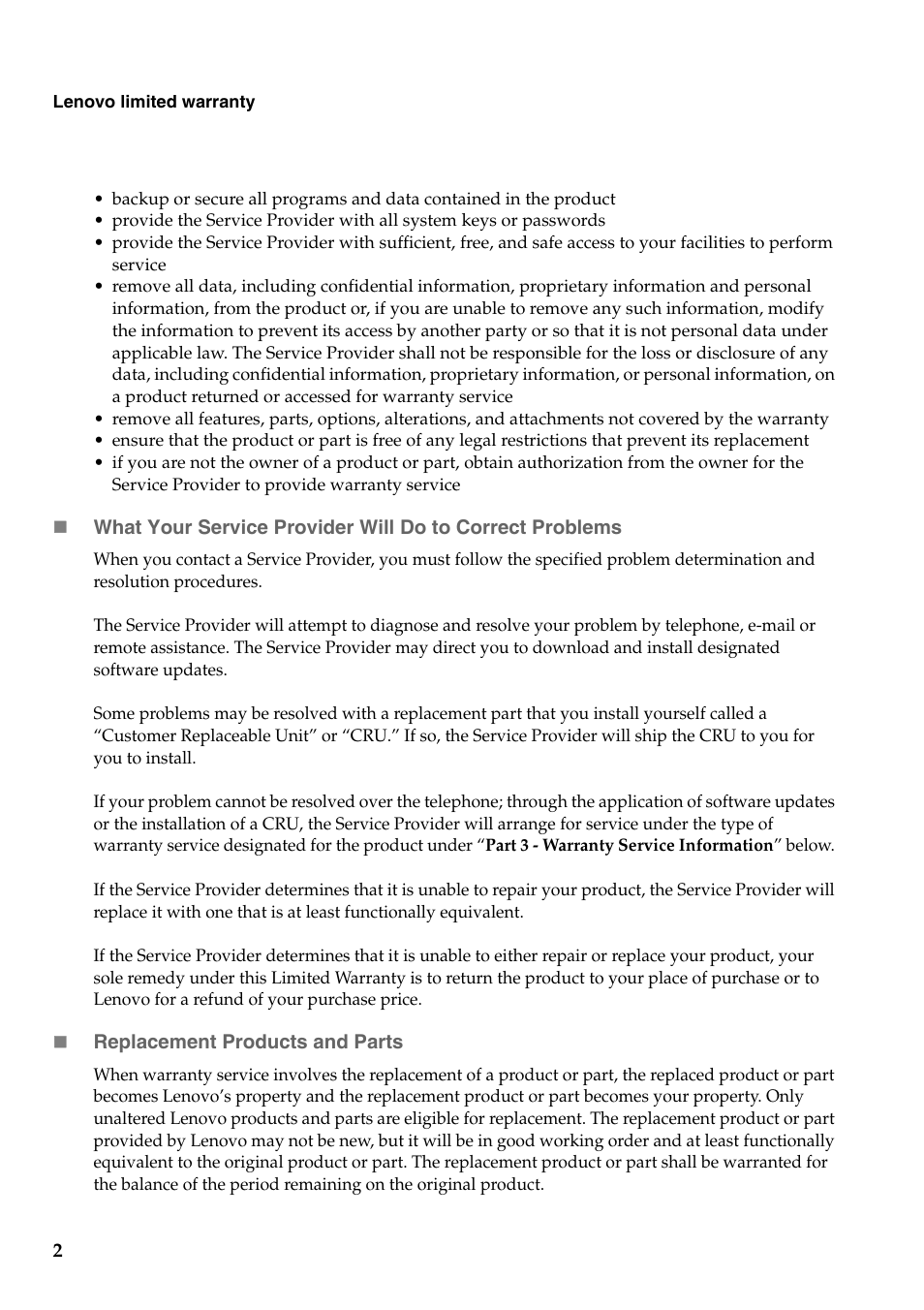 Lenovo Flex 10 Notebook Lenovo User Manual | Page 2 / 15