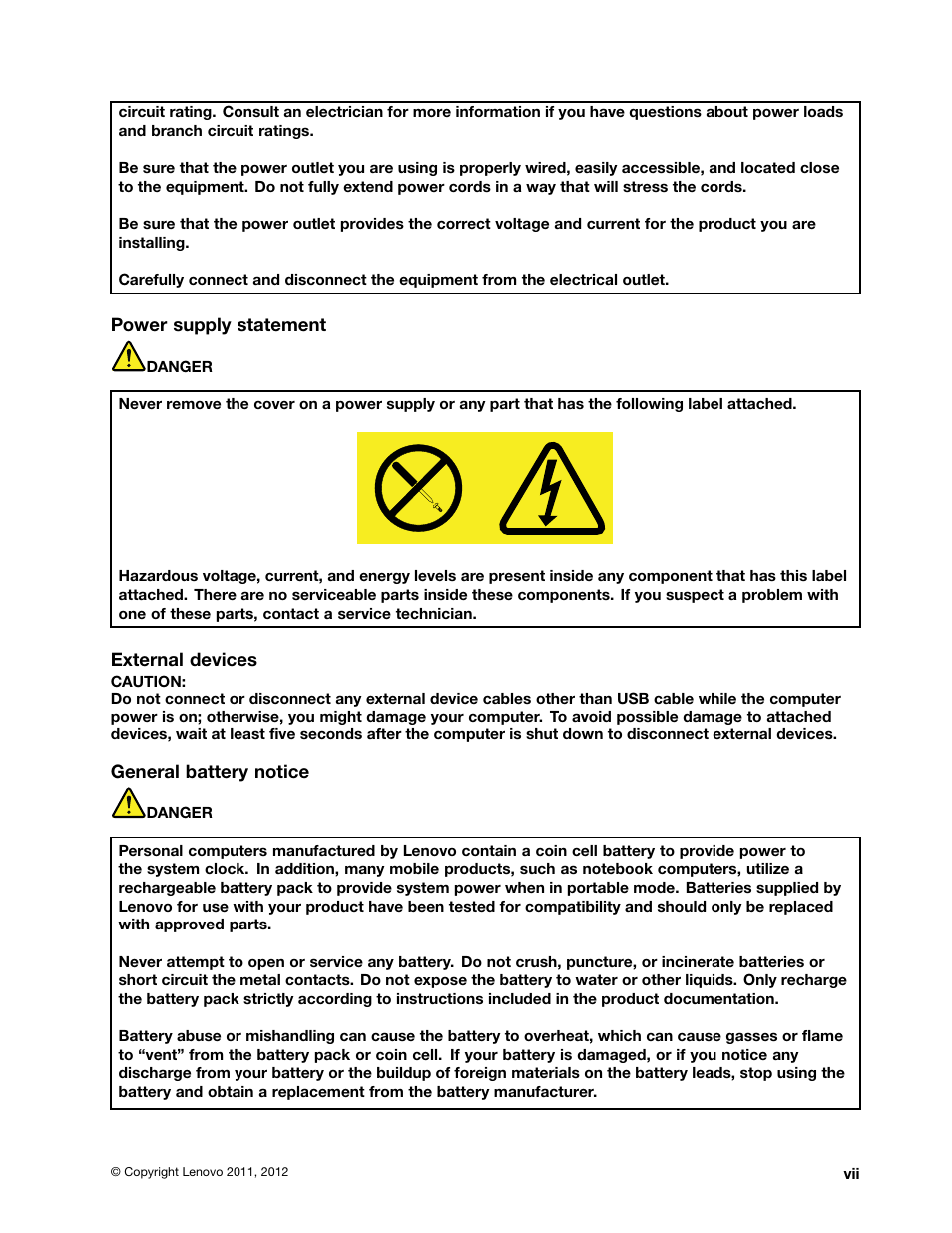Lenovo B570e Notebook User Manual | Page 9 / 60