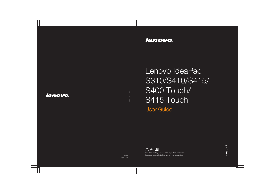 Lenovo IdeaPad S410 Notebook User Manual | 45 pages